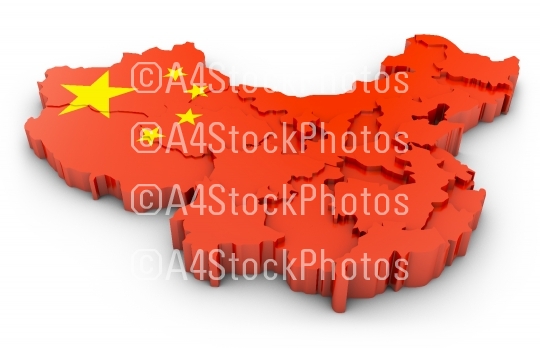 3D map of China