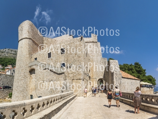 Ploce Gate in Dubrovnik, Croatia
