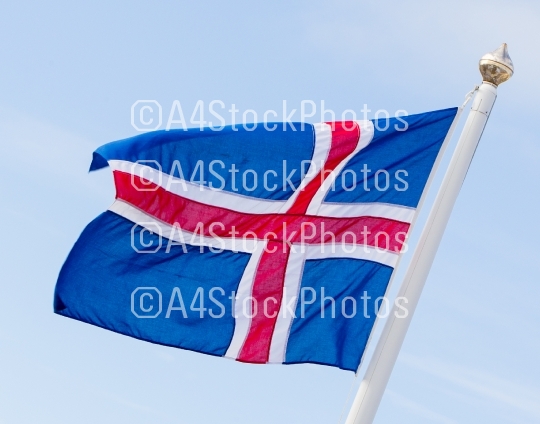 Iceland flag - flag of Iceland