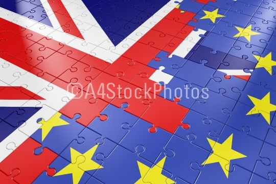 puzzle European Union and United Kingdom