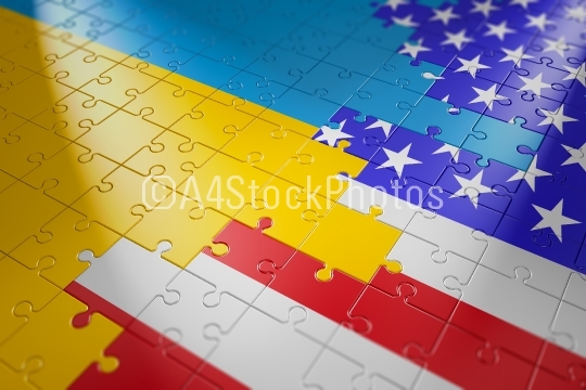 puzzles in the form of flags