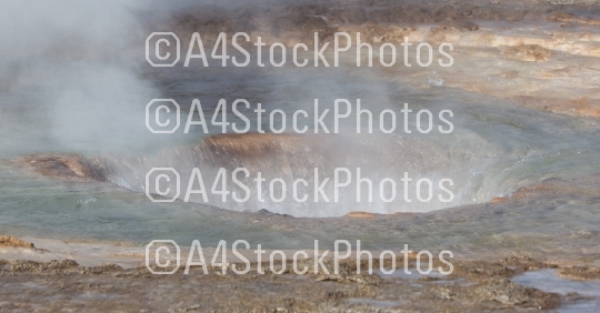 The famous Strokkur Geyser - Iceland - Close-up