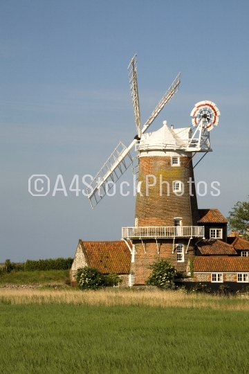 The windmill at Cley next the sea in Norfolk