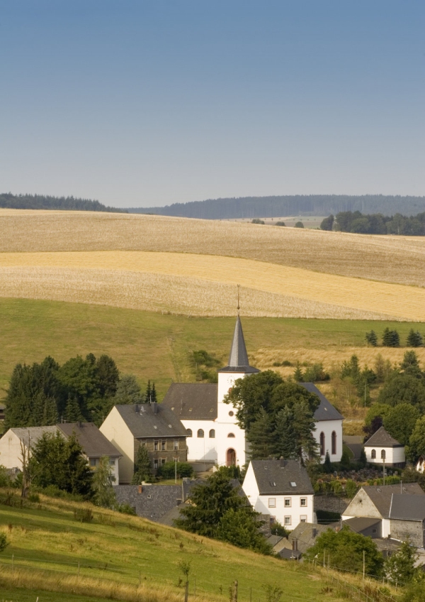 A country village in the Hunsruck region of Germany