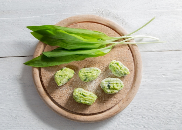 Gnocchi with wild garlic