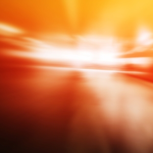 Blurred orange urban background