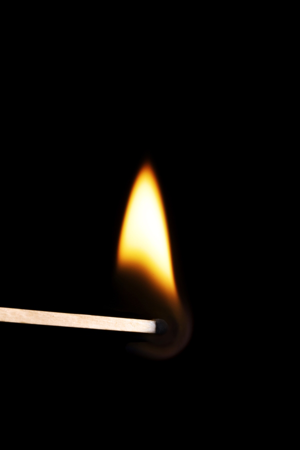 A match flame