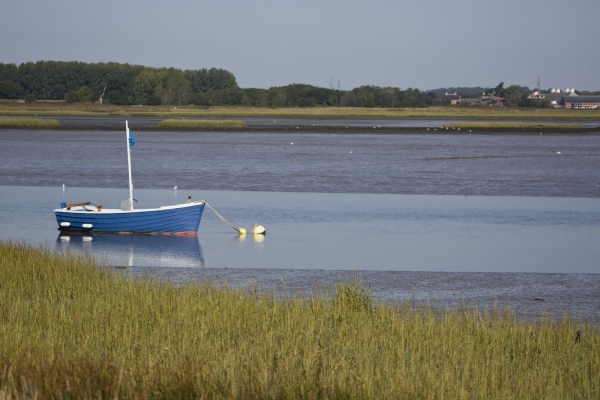 A view of the River Alde Estuary downstream of Snape Maltings