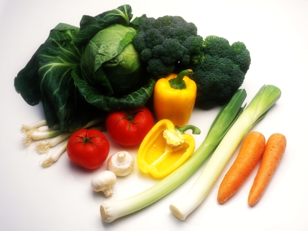 A selection of healthy vegetables