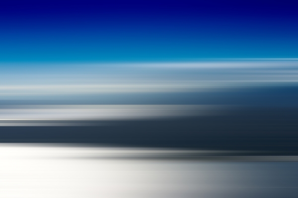 blurred blue landscape