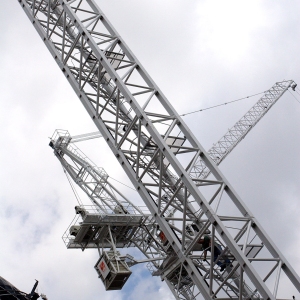 Cranes on a construction site