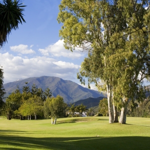 Scenic golf course in Puerto Banus, Southern Spain