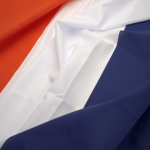 A section of the flag of the French Republic