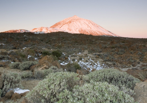 Sunrise over El Teide in Tenerife