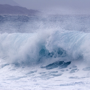 Surf breakers on a Tenerife beach