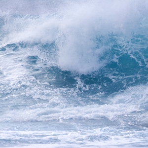 Big waves on a windy day