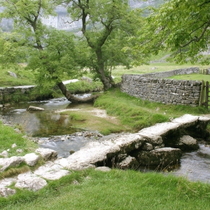 A mountain stream at Malham in the Yorkshire Dales