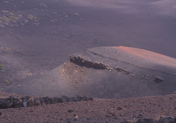 A volcanic desert in the National Park of Lanzarotti