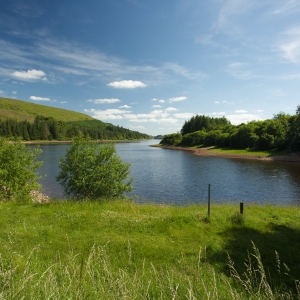 Talybont reservoir in South Wales