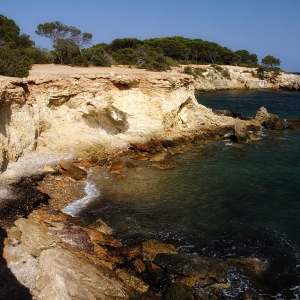 A rocky mediterranean coastline