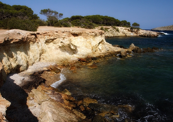 A rocky mediterranean coastline