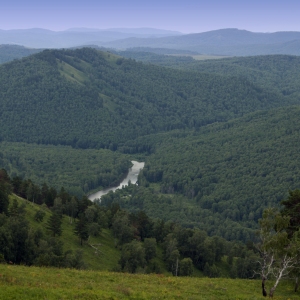 A river in a remote mountainous region