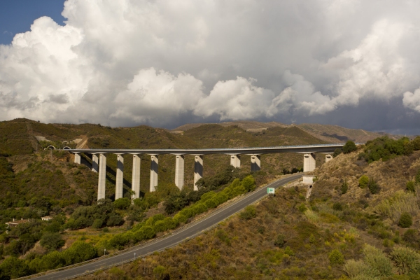 Andalusian highway in southern Spain