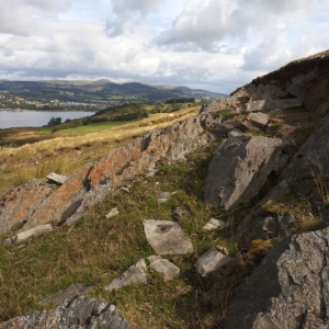 Bala lake seen from the hills above the lake