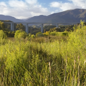 A new road bridge on the Andalusian highway in Southern Spain