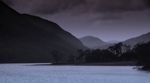 Evening over Buttermere Lake in the Lake District