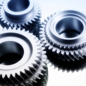 3 Gear cogs of different sizes