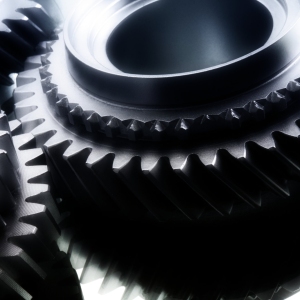 Close up image of some gear cogs