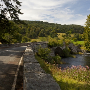 The River Dee in Mid Wales, a few mies downstream of Bala