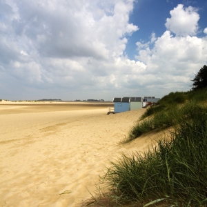 Beach huts at Holkham Bay