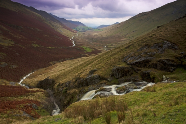 Newlands pass in the English Lake District