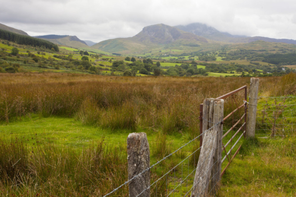 a view of the Southern edge of Snowdonia, North Wales