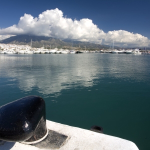 A view across the marina at Puerto Banus in Southern Spain