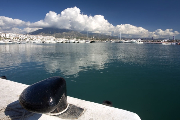 A view across the marina at Puerto Banus in Southern Spain