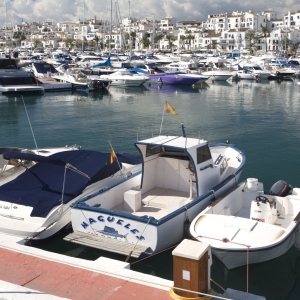 The marina at Puerto Banus, Southern Spain