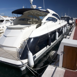 Boats at the moorings in Puerto Banus