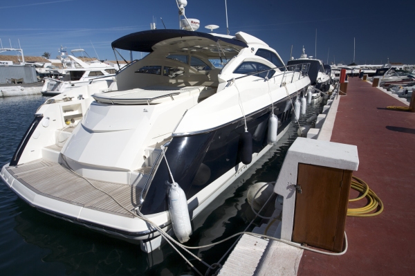 Boats at the moorings in Puerto Banus