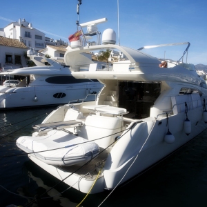 Luxury yachts at Puerto Banus