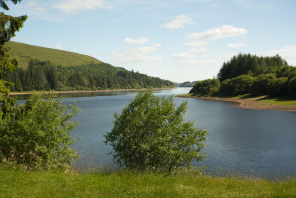 Talybont reservoir in South Wales