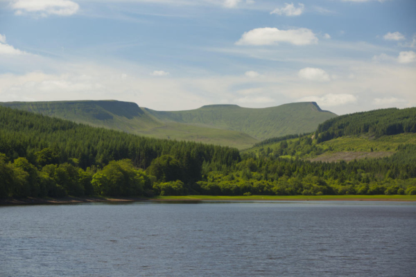 Talybont reservoir in South Wales